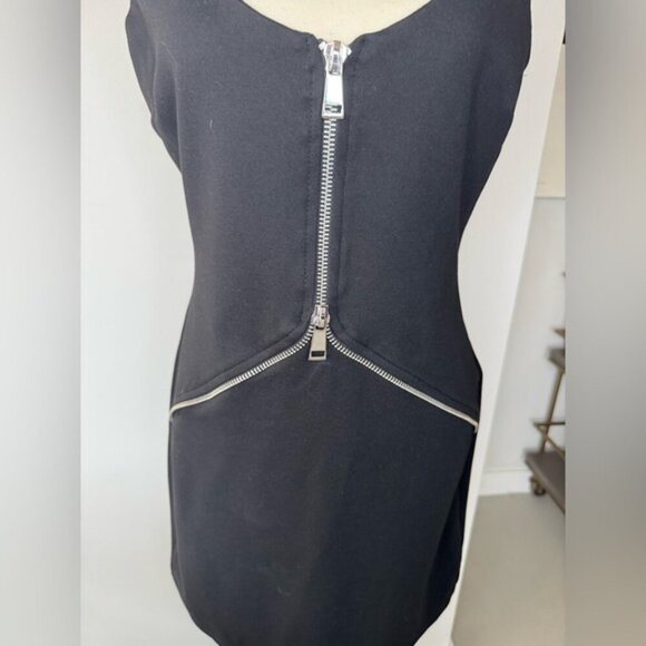 Zara Black Dress with Zipper Accent *NWT* XL - Picture 15 of 16